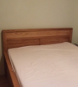 Dvigulė medinė miegamojo lova. Medis uosis (ML23)
